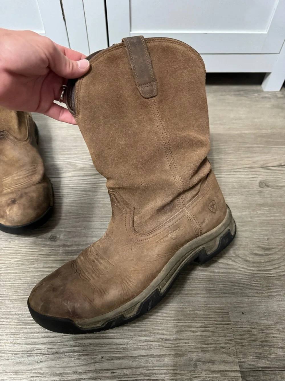 Ariat Terrain Pull On Waterproof Boots H2O Mens Size 10.5D 10011829 Brown